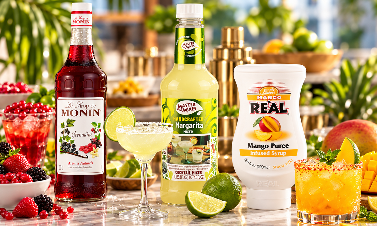 What Is a Cocktail Mixer? Syrups, Purées & Ready Mixes Explained