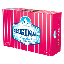 24x HARTWALL Original Gin Long Drink Cranberry 5.5% - 0.33l