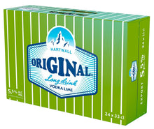 Hartwall Original Long Vodka Lime 5.5% 24 × 0.33 L
