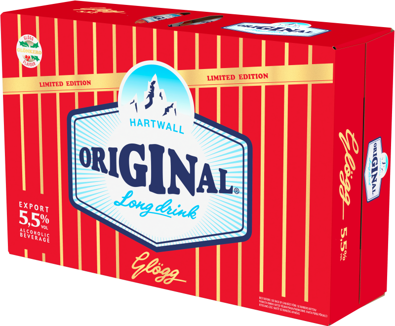24x HARTWALL LIMITED EDITION Gin Long Drink Glögg 5.5% - 0.33l
