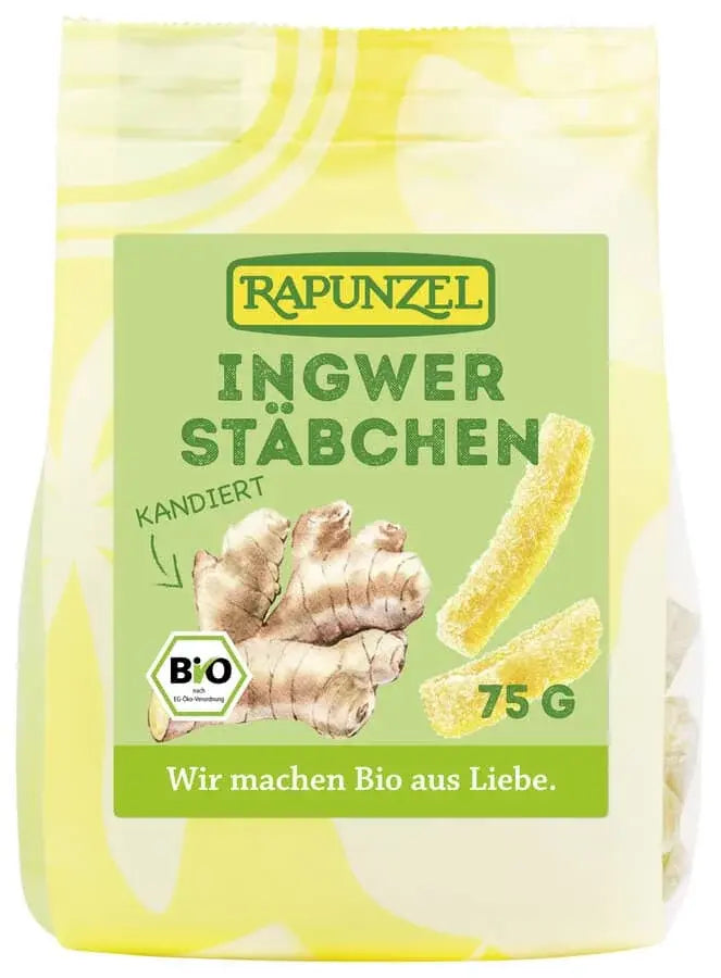 Candied Ginger Sticks 75 g | DRINKERO