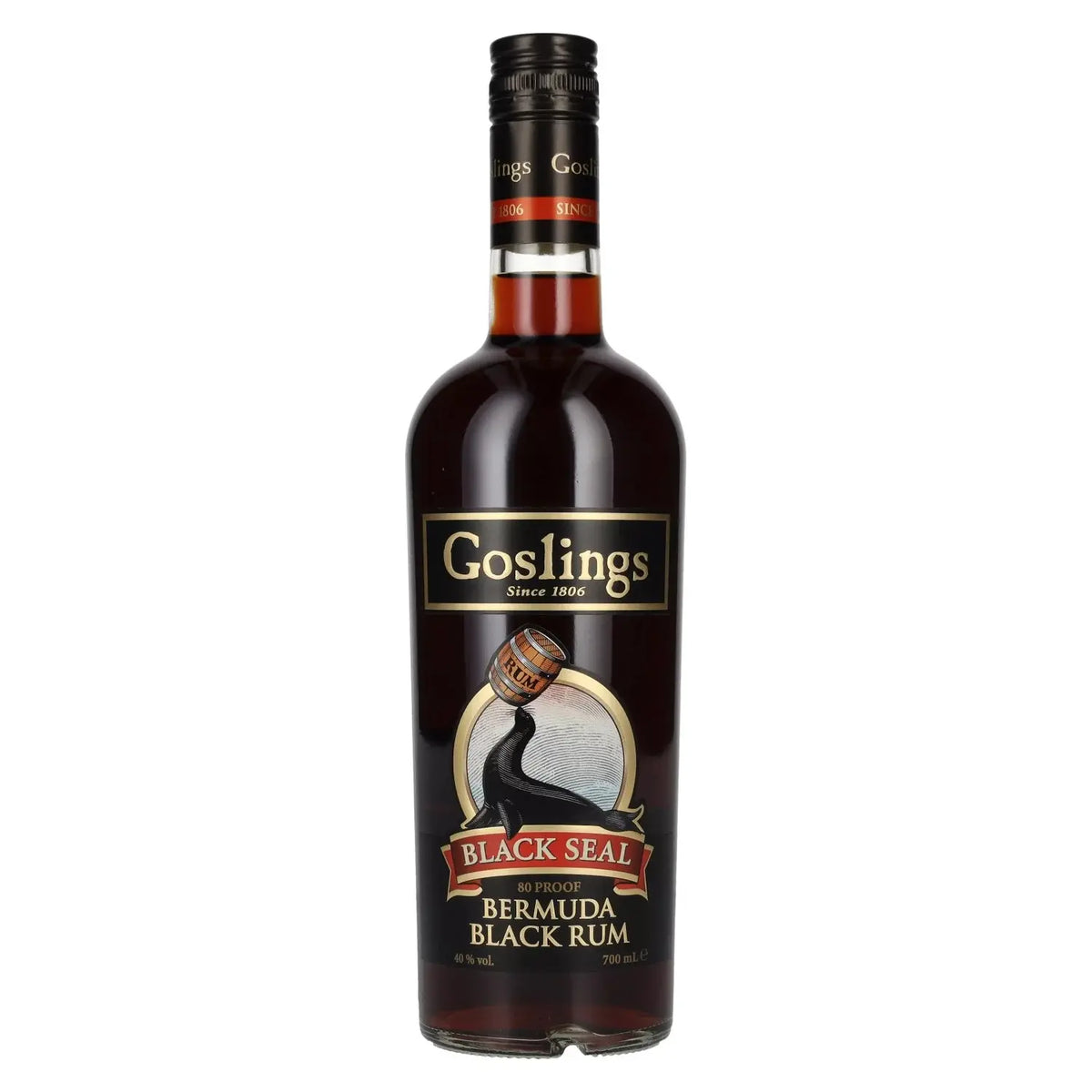 Goslings Black Seal Rum 40% Vol. 0.7 L | DRINKERO