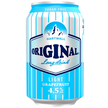 Hartwall Original Gin Long Drink lahja greip 4.5% 0.33 L