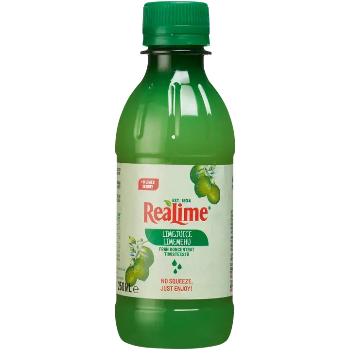 ReaLime 100% Lime Juice 250 ml | DRINKERO