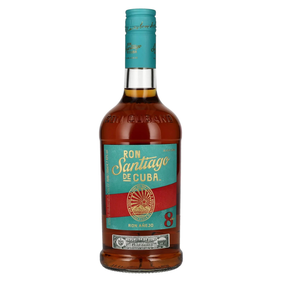 Ron Santiago de Cuba Ron Añejo 8 Años 40% Vol. 0.7 L