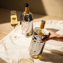 The Vacu Vin Active Coolers Wine &amp; Champagne Silver set