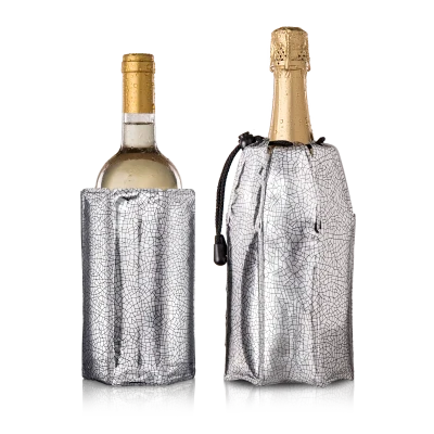 Набор охладителей Vacu Vin Active Coolers для вина и Champagne, серебристый | DRINKERO