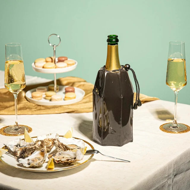 De Vacu Vin Champagne Cooler Sleeve Black