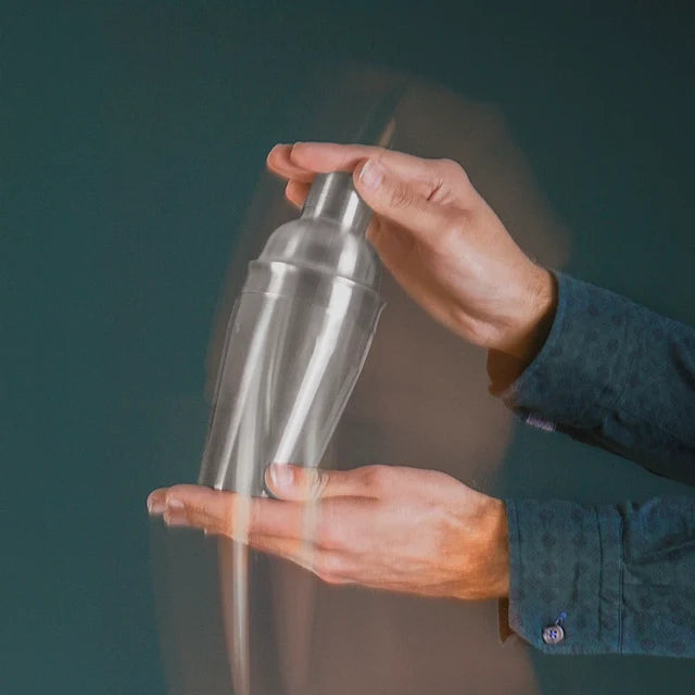 De Vacu Vin cocktailshaker van roestvrij staal