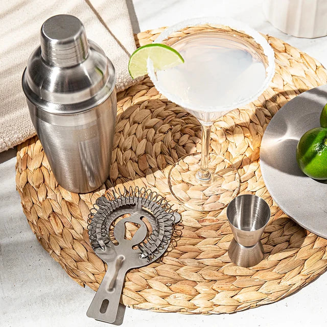 De Vacu Vin cocktailshaker van roestvrij staal