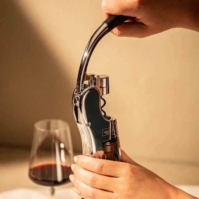 De Vacu Vin verticale hefboomkurkentrekker