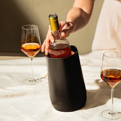 Охладитель для вина Vacu Vin HEXO Black | DRINKERO
