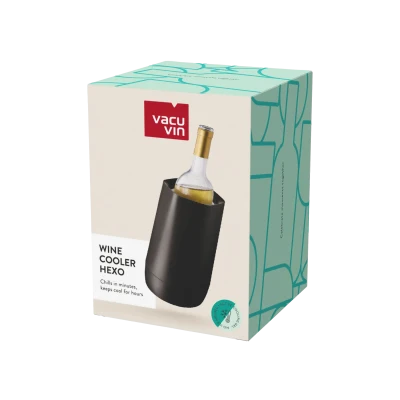 O Refrigerador de Vinho Vacu Vin HEXO Black