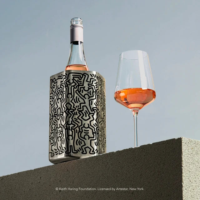 O refrigerador de vinho Vacu Vin HIVE x Keith Haring