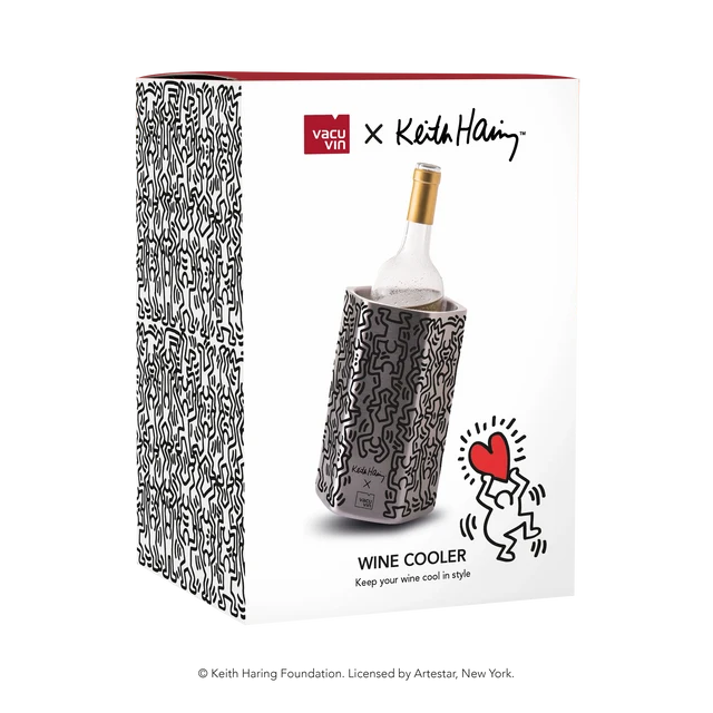 O refrigerador de vinho Vacu Vin HIVE x Keith Haring