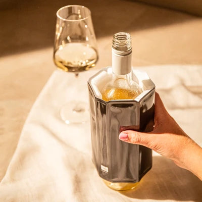 Охлаждающий чехол для вина Vacu Vin Black | DRINKERO