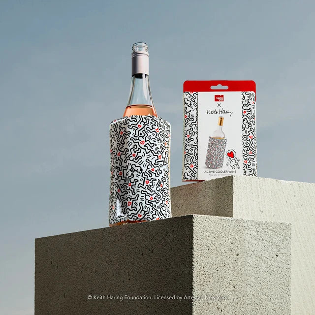 Охлаждающий чехол для вина Vacu Vin x Keith Haring | DRINKERO