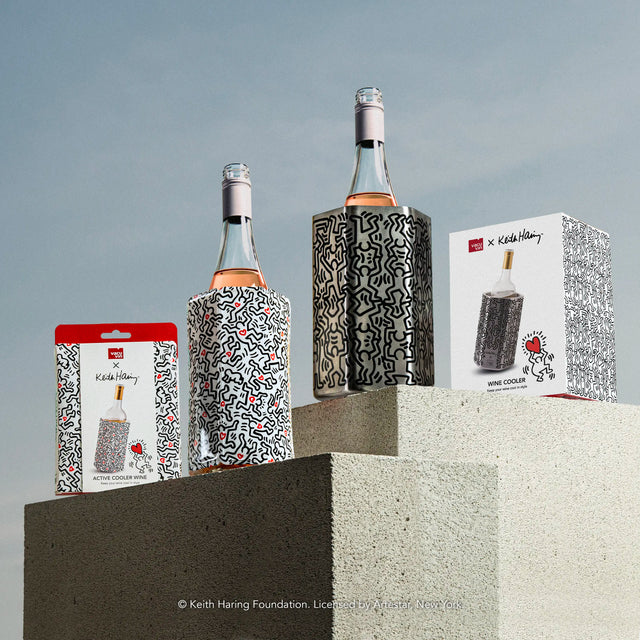 Охлаждающий чехол для вина Vacu Vin x Keith Haring | DRINKERO