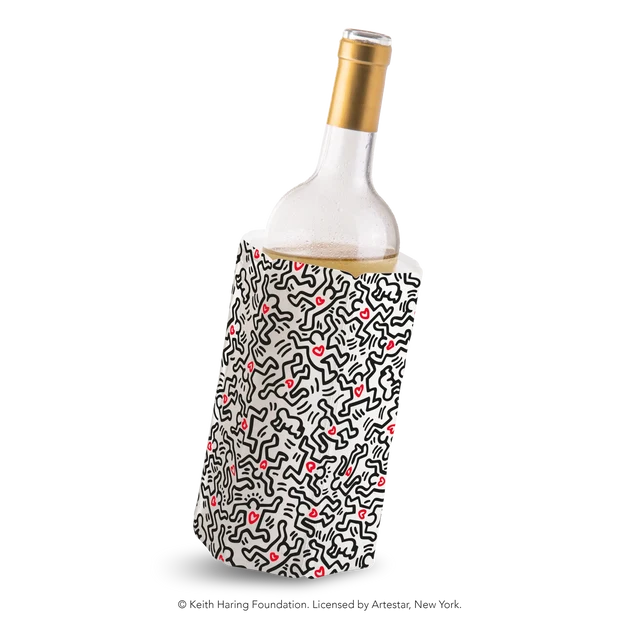 Охлаждающий чехол для вина Vacu Vin x Keith Haring | DRINKERO