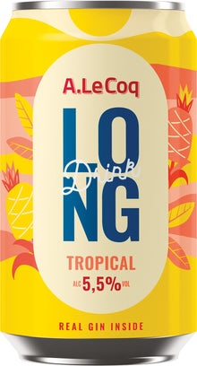 24x A. LE COQ Gin Long Drink Tropical 5.5% - 0.33l