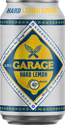 24x GARAGE Hard Lemon Long Drink 4.0% - 0.33l