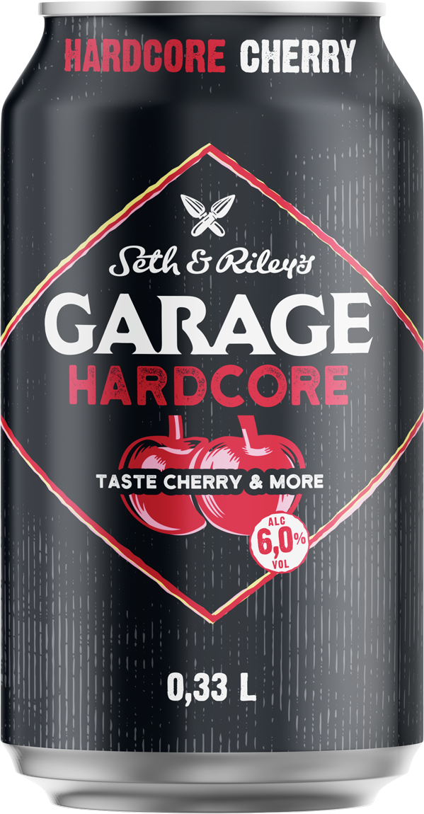 24x GARAGE Hardcore Cherry Long Drink 6.0% - 0.33l