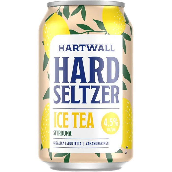 24x HARTWALL Hard Seltzer Ice Tea Lemon 4.5% - 0.33l