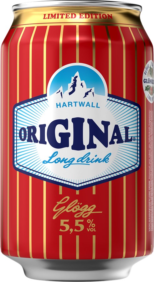 24x HARTWALL LIMITED EDITION Gin Long Drink Glögg 5.5% - 0.33l
