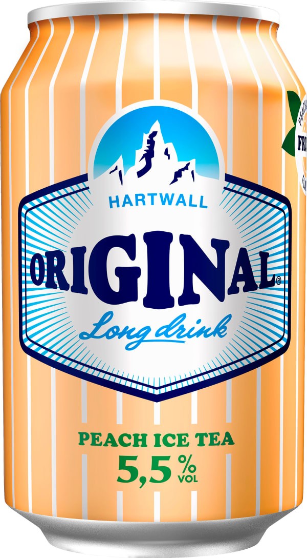 24x HARTWALL Original Gin Long Drink Peach Ice Tea 5.5% - 0.33l