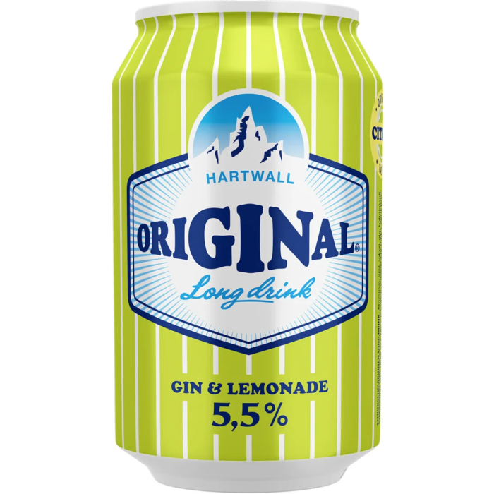 24x HARTWALL Original Long Drink Lemonade 5.5% - 0.33l