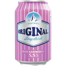 24x HARTWALL Original Pink Raspberry Long Drink 5.5% - 0.33l