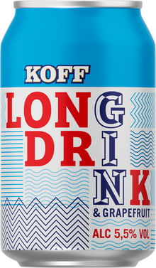 24x KOFF Grapefruit Long Drink 5.5% - 0.33l