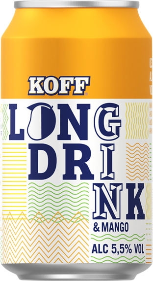 24x KOFF Mango Long Drink 5.5% - 0.33l