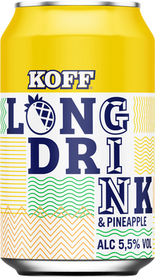 24x KOFF Pineapple Long Drink  5.5% - 0.33l