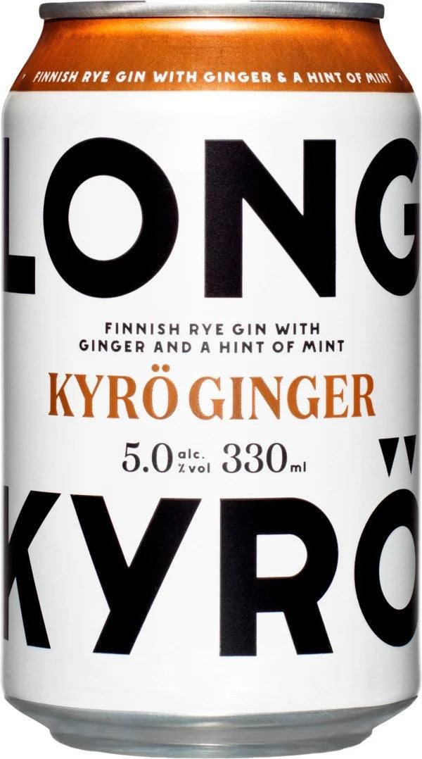 24x KYRÖ Ginger Long Drink 5.0% - 0.33l