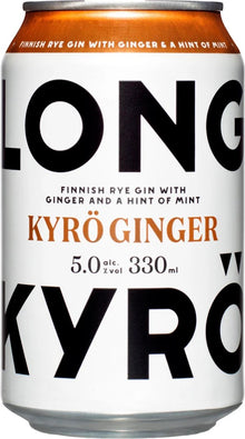24x KYRÖ Ginger Long Drink 5.0% - 0.33l