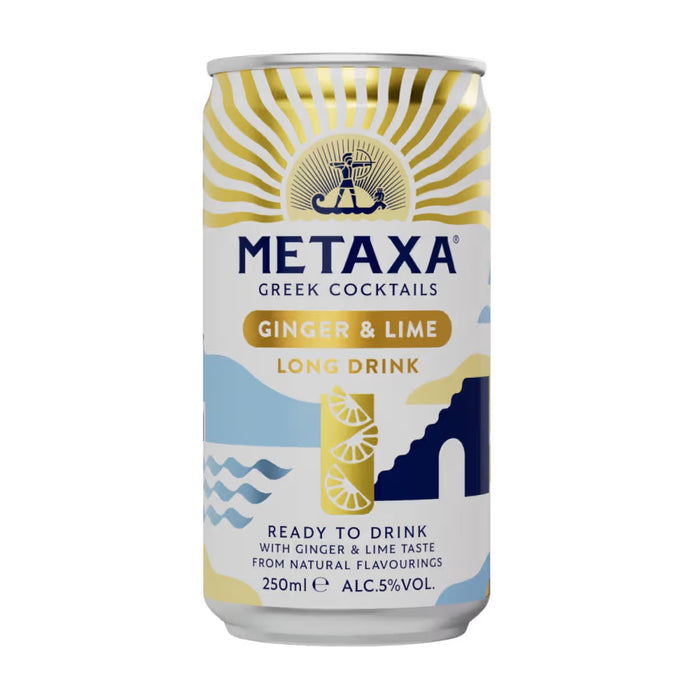 24x METAXA Ginger & Lime Long Drink 5.0% - 0.25l