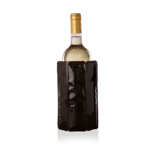 The Vacu Vin Wine Cooler Sleeve Black | DRINKERO