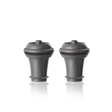 The Vacu Vin Wine Stoppers Grey Set of 2